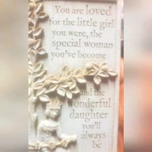 You are loved plaque
